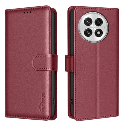 Litchi Texture RFID Anti-theft Leather Phone Case, For OnePlus 13