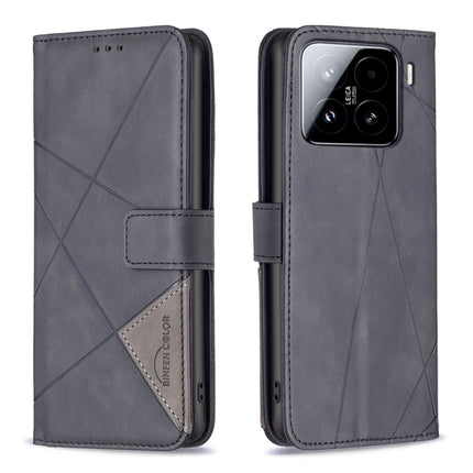 Magnetic Buckle Rhombus Texture Leather Phone Case, For Xiaomi Poco X7 Pro, For Xiaomi 15 Pro, For Xiaomi 15
