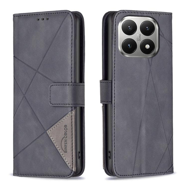 Magnetic Buckle Rhombus Texture Leather Phone Case, For Xiaomi 15T 5G, For Xiaomi Poco F7 5G Global, For Xiaomi Poco C71, For Xiaomi Poco F7 Pro / F7 Ultra