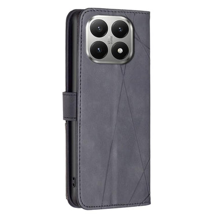 Magnetic Buckle Rhombus Texture Leather Phone Case, For Xiaomi 15T 5G, For Xiaomi Poco F7 5G Global, For Xiaomi Poco C71, For Xiaomi Poco F7 Pro / F7 Ultra