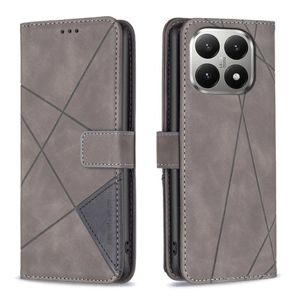 Magnetic Buckle Rhombus Texture Leather Phone Case, For Xiaomi 15T 5G, For Xiaomi Poco F7 5G Global, For Xiaomi Poco C71, For Xiaomi Poco F7 Pro / F7 Ultra