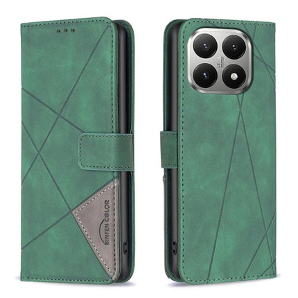 Magnetic Buckle Rhombus Texture Leather Phone Case, For Xiaomi 15T 5G, For Xiaomi Poco F7 5G Global, For Xiaomi Poco C71, For Xiaomi Poco F7 Pro / F7 Ultra