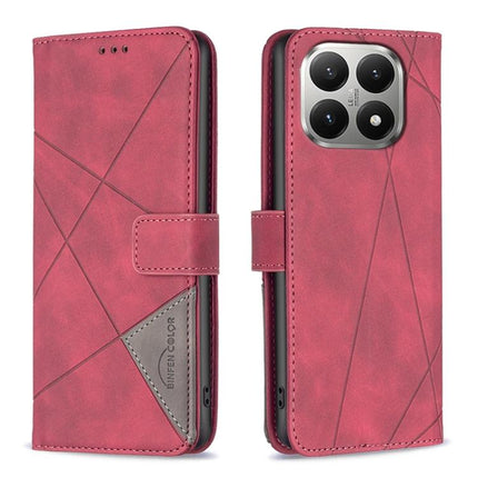 Magnetic Buckle Rhombus Texture Leather Phone Case, For Xiaomi 15T 5G, For Xiaomi Poco F7 5G Global, For Xiaomi Poco C71, For Xiaomi Poco F7 Pro / F7 Ultra