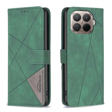 Magnetic Buckle Rhombus Texture Leather Phone Case, For Xiaomi 17T Pro 5G, For Xiaomi 17T 5G, For Xiaomi Poco M7 4G 169mm, For Xiaomi 15T Pro 5G