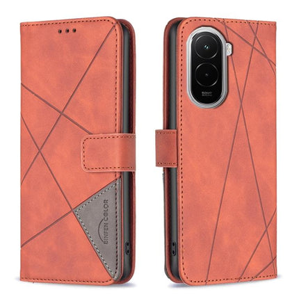 Magnetic Buckle Rhombus Texture Leather Phone Case, For Xiaomi 17T Pro 5G, For Xiaomi 17T 5G, For Xiaomi Poco M7 4G 169mm, For Xiaomi 15T Pro 5G