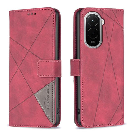 Magnetic Buckle Rhombus Texture Leather Phone Case, For Xiaomi 17T Pro 5G, For Xiaomi 17T 5G, For Xiaomi Poco M7 4G 169mm, For Xiaomi 15T Pro 5G