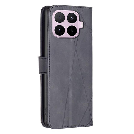 Magnetic Buckle Rhombus Texture Leather Phone Case, For Xiaomi 17T Pro 5G, For Xiaomi 17T 5G, For Xiaomi Poco M7 4G 169mm, For Xiaomi 15T Pro 5G