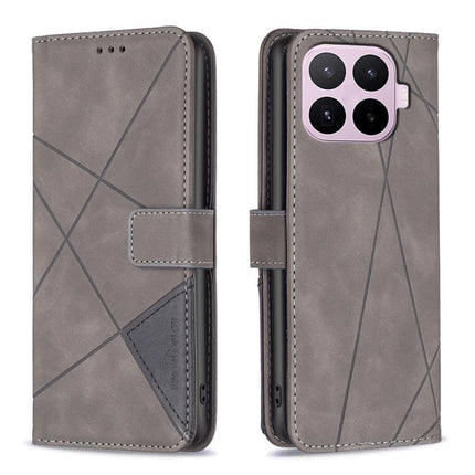 Magnetic Buckle Rhombus Texture Leather Phone Case, For Xiaomi 17T Pro 5G, For Xiaomi 17T 5G, For Xiaomi Poco M7 4G 169mm, For Xiaomi 15T Pro 5G