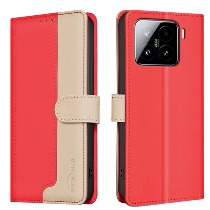 Color Matching RFID Anti-theft Leather Phone Case, For Xiaomi Poco X7 Pro, For Xiaomi 15 Pro, For Xiaomi 15