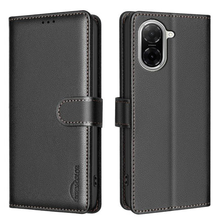 Litchi Texture RFID Anti-theft Leather Phone Case, For Xiaomi 15T 5G, For Xiaomi Poco F7 5G Global, For Xiaomi Poco C71, For Xiaomi Poco F7 Pro / F7 Ultra