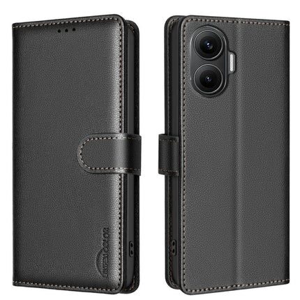 Litchi Texture RFID Anti-theft Leather Phone Case, For Xiaomi 15T 5G, For Xiaomi Poco F7 5G Global, For Xiaomi Poco C71, For Xiaomi Poco F7 Pro / F7 Ultra