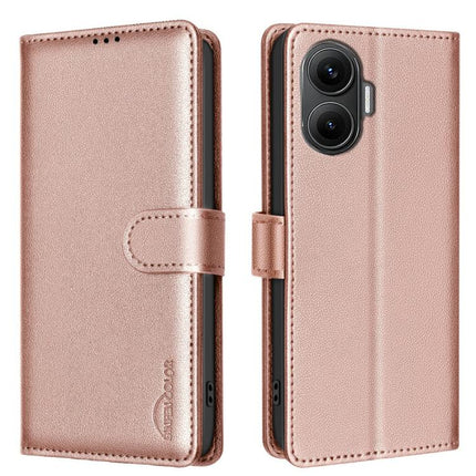 Litchi Texture RFID Anti-theft Leather Phone Case, For Xiaomi 15T 5G, For Xiaomi Poco F7 5G Global, For Xiaomi Poco C71, For Xiaomi Poco F7 Pro / F7 Ultra