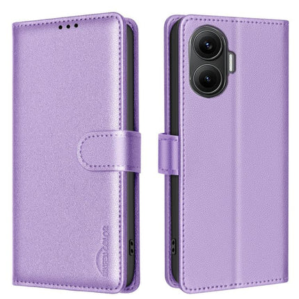 Litchi Texture RFID Anti-theft Leather Phone Case, For Xiaomi 15T 5G, For Xiaomi Poco F7 5G Global, For Xiaomi Poco C71, For Xiaomi Poco F7 Pro / F7 Ultra