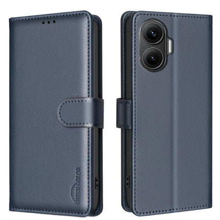 Litchi Texture RFID Anti-theft Leather Phone Case, For Xiaomi 15T 5G, For Xiaomi Poco F7 5G Global, For Xiaomi Poco C71, For Xiaomi Poco F7 Pro / F7 Ultra