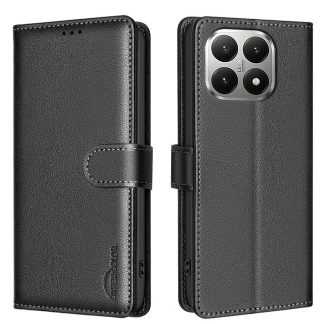 Litchi Texture RFID Anti-theft Leather Phone Case, For Xiaomi 15T 5G, For Xiaomi Poco F7 5G Global, For Xiaomi Poco C71, For Xiaomi Poco F7 Pro / F7 Ultra