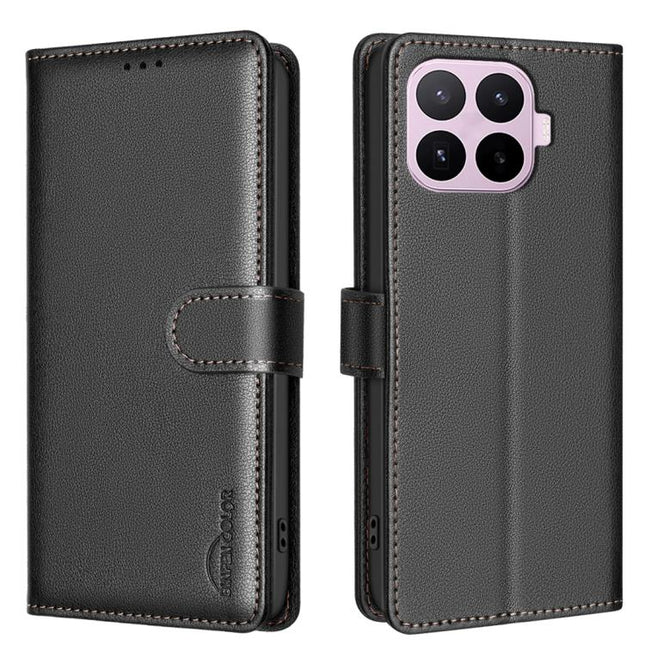 Litchi Texture RFID Anti-theft Leather Phone Case, For Xiaomi 17T Pro 5G, For Xiaomi 17T 5G, For Xiaomi Poco M7 4G 169mm, For Xiaomi 15T Pro 5G