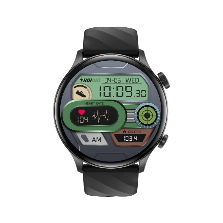 ZW63 1.39 inch Round Screen Smart Watch, Heart Rate / Blood Pressure / Blood Sugar / Blood Oxygen / Body Temperature / MET Test