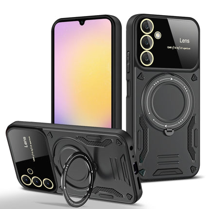 Large Window MagSafe Holder Phone Case, For Samsung Galaxy A25 5G Global, For Samsung Galaxy A04e / F04 / M04, For Samsung Galaxy A13, For Samsung Galaxy A32 4G
