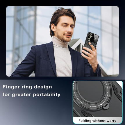 Large Window MagSafe Holder Phone Case, For Samsung Galaxy A25 5G Global, For Samsung Galaxy A04e / F04 / M04, For Samsung Galaxy A13, For Samsung Galaxy A32 4G