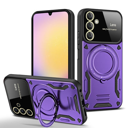 Large Window MagSafe Holder Phone Case, For Samsung Galaxy A25 5G Global, For Samsung Galaxy A04e / F04 / M04, For Samsung Galaxy A13, For Samsung Galaxy A32 4G