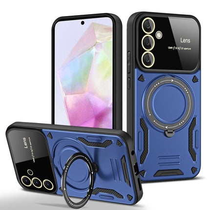 Large Window MagSafe Holder Phone Case, For Samsung Galaxy A56 / A36 5G, For Samsung Galaxy A55 5G, For Samsung Galaxy A35 5G, For Samsung Galaxy A05s