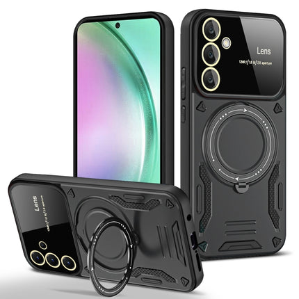 Large Window MagSafe Holder Phone Case, For Samsung Galaxy A56 / A36 5G, For Samsung Galaxy A55 5G, For Samsung Galaxy A35 5G, For Samsung Galaxy A05s