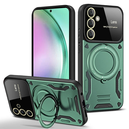 Large Window MagSafe Holder Phone Case, For Samsung Galaxy A56 / A36 5G, For Samsung Galaxy A55 5G, For Samsung Galaxy A35 5G, For Samsung Galaxy A05s