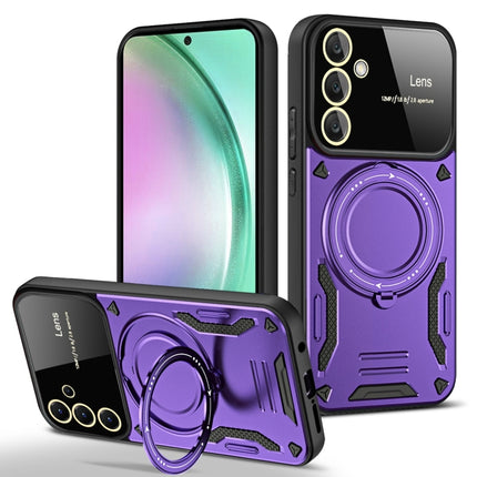Large Window MagSafe Holder Phone Case, For Samsung Galaxy A56 / A36 5G, For Samsung Galaxy A55 5G, For Samsung Galaxy A35 5G, For Samsung Galaxy A05s