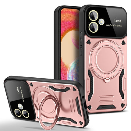 Large Window MagSafe Holder Phone Case, For Samsung Galaxy A25 5G Global, For Samsung Galaxy A04e / F04 / M04, For Samsung Galaxy A13, For Samsung Galaxy A32 4G