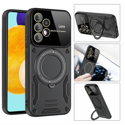 Large Window MagSafe Holder Phone Case, For Samsung Galaxy A52 4G / 5G, For Samsung Galaxy A32 5G