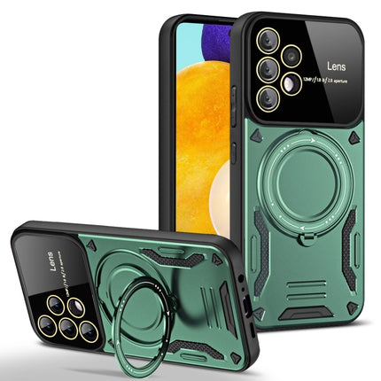 Large Window MagSafe Holder Phone Case, For Samsung Galaxy A52 4G / 5G, For Samsung Galaxy A32 5G