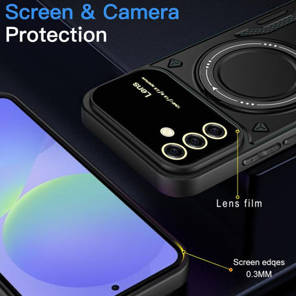 Large Window MagSafe Holder Phone Case, For Samsung Galaxy A56 / A36 5G, For Samsung Galaxy A55 5G, For Samsung Galaxy A35 5G, For Samsung Galaxy A05s