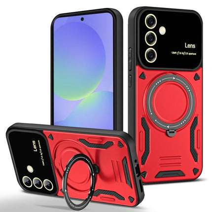 Large Window MagSafe Holder Phone Case, For Samsung Galaxy A56 / A36 5G, For Samsung Galaxy A55 5G, For Samsung Galaxy A35 5G, For Samsung Galaxy A05s