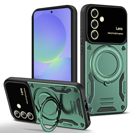 Large Window MagSafe Holder Phone Case, For Samsung Galaxy A56 / A36 5G, For Samsung Galaxy A55 5G, For Samsung Galaxy A35 5G, For Samsung Galaxy A05s