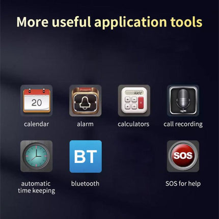 M7+ 4G Dual Screen Flip Elder Rugged Phone, 2.8 inch Inner, 2.4 inch Outer, 6800mAh Battery, 24 Keys, Flashlight, Network: 4G, Dual SIM, SOS, EU Plug, US Plug, UK Plug