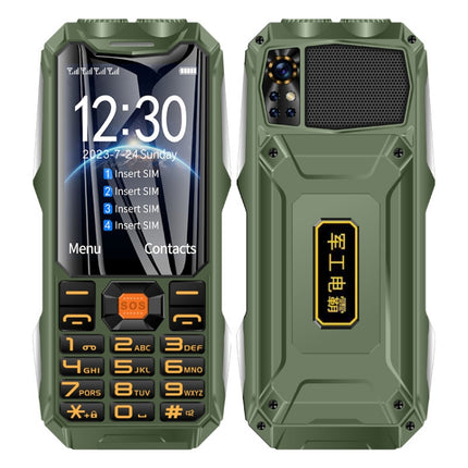 Q9-1 4G Elder Keypad Rugged Phone, 3.5 inch, 4500mAh, 21 Keys, SOS, FM, Network: 4G, Dual SIM