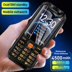 Q9-1 4G Elder Keypad Rugged Phone, 3.5 inch, 4500mAh, 21 Keys, SOS, FM, Network: 4G, Dual SIM