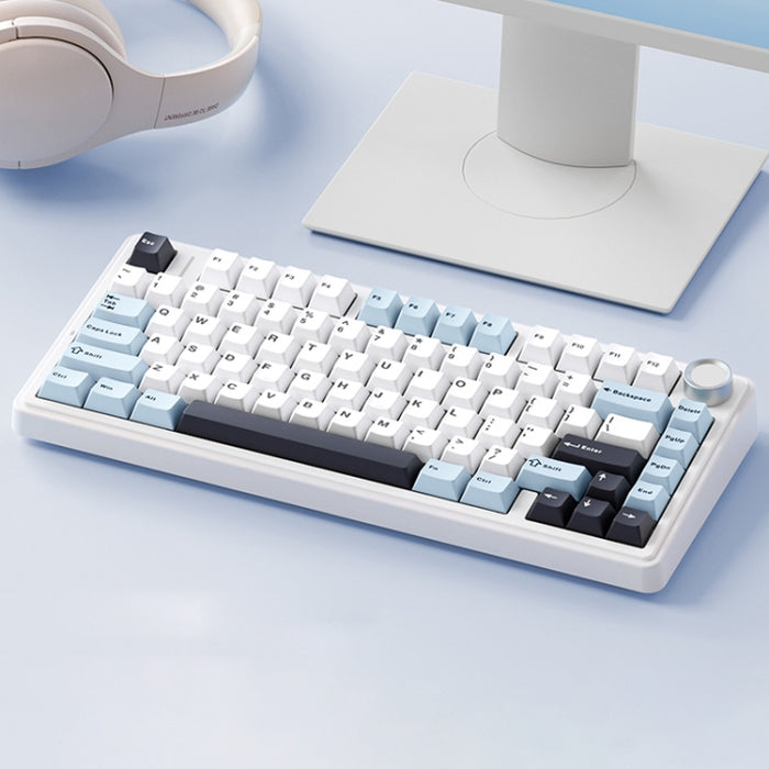 AULA F75 80 Keys Wired/2.4G/Bluetooth Three Model Customized RGB Mechanical Keyboard