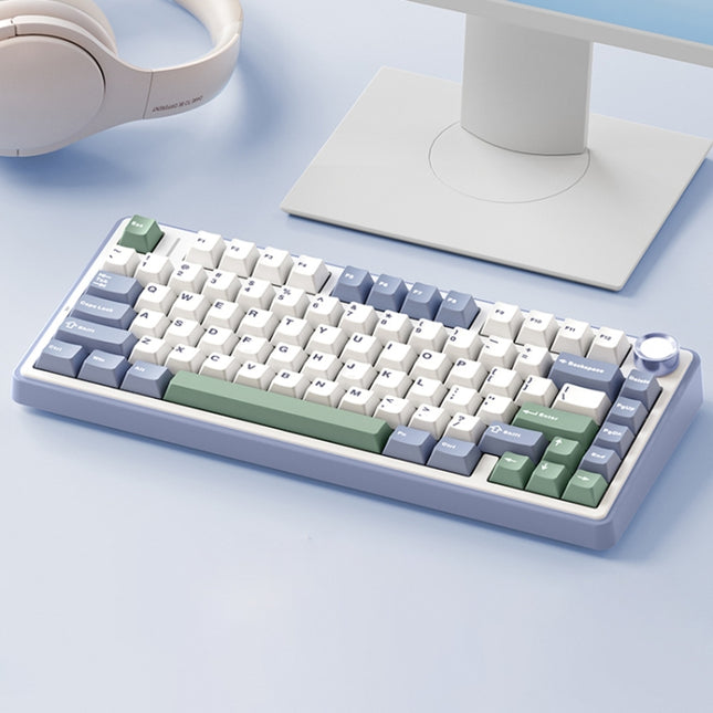 AULA F75 80 Keys Wired/2.4G/Bluetooth Three Model Customized RGB Mechanical Keyboard