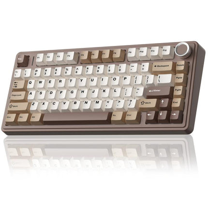 AULA F75 80 Keys Wired/2.4G/Bluetooth Three Model Customized RGB Mechanical Keyboard