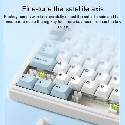 AULA F75 80 Keys Wired/2.4G/Bluetooth Three Model Customized RGB Mechanical Keyboard