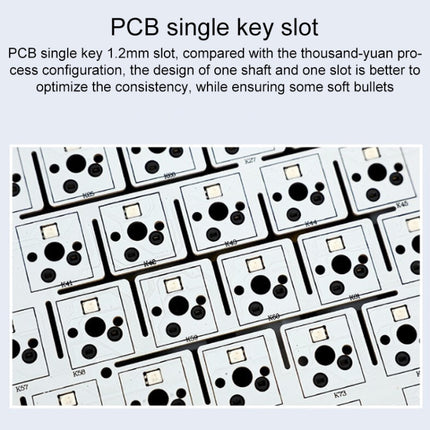 AULA F87 87 Keys Wired/2.4G/Bluetooth Three Model Customized RGB Mechanical Keyboard