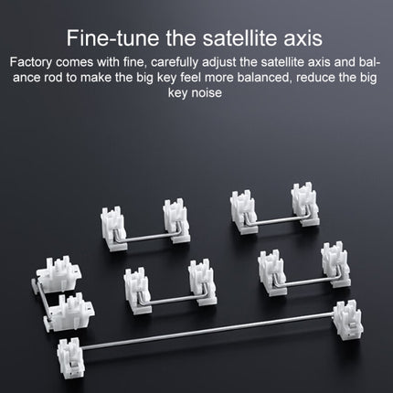 AULA F87 87 Keys Wired/2.4G/Bluetooth Three Model Customized RGB Mechanical Keyboard