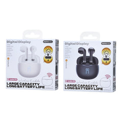REMAX W39 Stereo Digital Display Wireless Bluetooth Earphone