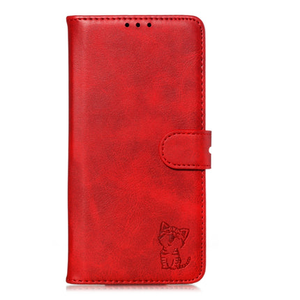 Embossed Happy Cat Pattern Horizontal Flip Leather Case with Holder & Card Slots & Wallet & Photo Frame, For Samsung Galaxy A21s, For Samsung Galaxy A71 5G, For Samsung Galaxy Note20, For Samsung Galaxy Note20 Ultra