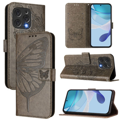 Embossed Butterfly Leather Phone Case, For Doogee Note 56 / Note 56 Pro, For Doogee Note 59 / Note 59 Pro, For Doogee N55 Plus