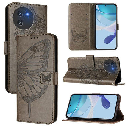 Embossed Butterfly Leather Phone Case, For Doogee Note 56 / Note 56 Pro, For Doogee Note 59 / Note 59 Pro, For Doogee N55 Plus