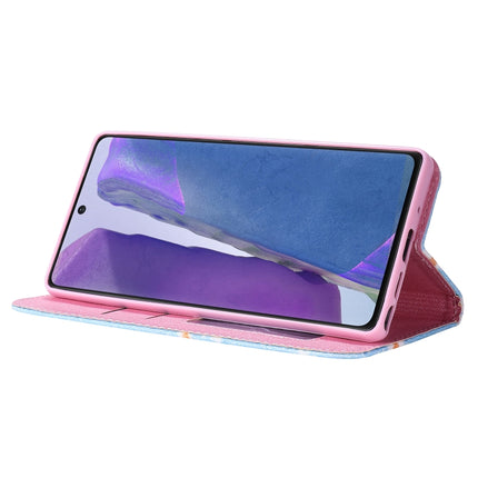 Glittering Daisy Magnetic Horizontal Flip Leather Case with Holder & Card Slots & Photo Frame, For Samsung Galaxy Note20