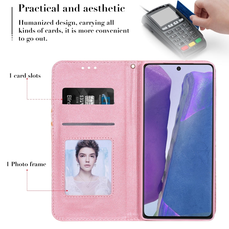 Glitzernde, magnetische horizontale Flip-Lederhülle mit Daisy-Motiv, mit Halterung, Kartenfächern und Bilderrahmen, für Samsung Galaxy Note20, für Samsung Galaxy Note20 Ultra, für iPhone 12 Pro Max, für iPhone 12/12 Pro, für iPhone 12 mini