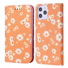 Glittering Daisy Magnetic Horizontal Flip Leather Case with Holder & Card Slots & Photo Frame, For Samsung Galaxy Note20, For Samsung Galaxy Note20 Ultra, For iPhone 12 Pro Max, For iPhone 12 / 12 Pro, For iPhone 12 mini